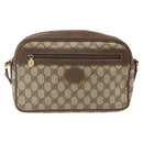 GUCCI GG Supreme Shoulder Bag PVC Beige Gold 001 56 0942 Auth BA11984-13