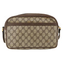 GUCCI GG Supreme Shoulder Bag PVC Beige Gold 001 56 0942 Auth BA11984-2