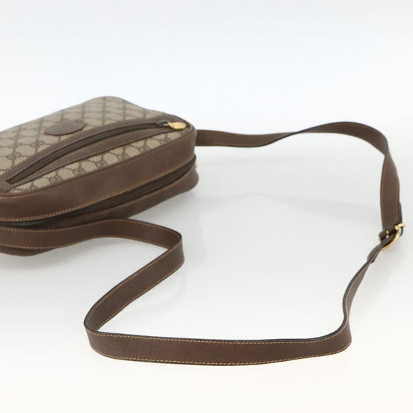 GUCCI GG Supreme Shoulder Bag PVC Beige Gold 001 56 0942 Auth BA11984