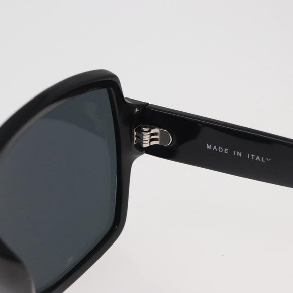 CHANEL COCO Mark Sunglasses plastic Black 5385-A CC Auth BA11986