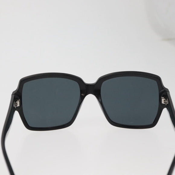 CHANEL COCO Mark Sunglasses plastic Black 5385-A CC Auth BA11986