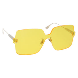 Christian Dior Sunglasses metal Yellow Auth BA11988M