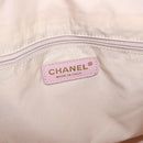 CHANEL New Travel Line Tote Bag Nylon Pink Gold CC Auth BA11991-17