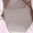 CHANEL New Travel Line Tote Bag Nylon Pink Gold CC Auth BA11991-11