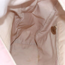 CHANEL New Travel Line Tote Bag Nylon Pink Gold CC Auth BA11991-19