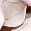 CHANEL New Travel Line Tote Bag Nylon Pink Gold CC Auth BA11991-23