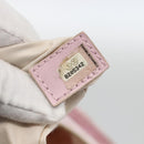 CHANEL New Travel Line Tote Bag Nylon Pink Gold CC Auth BA11991-12
