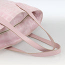 CHANEL New Travel Line Tote Bag Nylon Pink Gold CC Auth BA11991-7