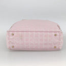 CHANEL New Travel Line Tote Bag Nylon Pink Gold CC Auth BA11991-5