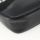 Salvatore Ferragamo Vala Shoulder Bag Leather Black Gold Auth BA11993-14