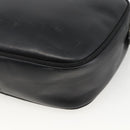 Salvatore Ferragamo Vala Shoulder Bag Leather Black Gold Auth BA11993-15