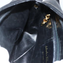 Salvatore Ferragamo Vala Shoulder Bag Leather Black Gold Auth BA11993-18