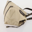 Burberrys Hand Bag Canvas Leather 2 Set Brown Beige Auth BA11996-12