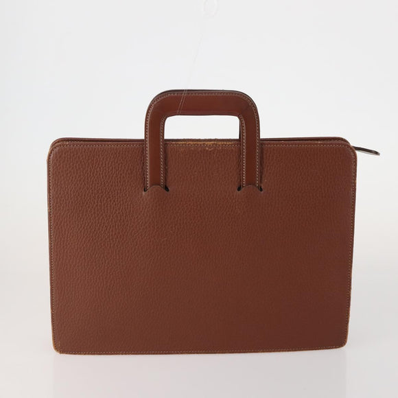 Burberrys Hand Bag Canvas Leather 2 Set Brown Beige Auth BA11996