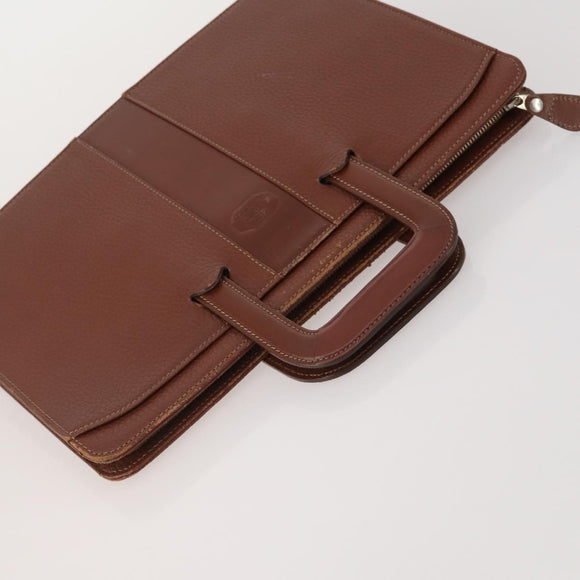 Burberrys Hand Bag Canvas Leather 2 Set Brown Beige Auth BA11996