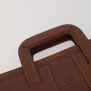 Burberrys Hand Bag Canvas Leather 2 Set Brown Beige Auth BA11996-6