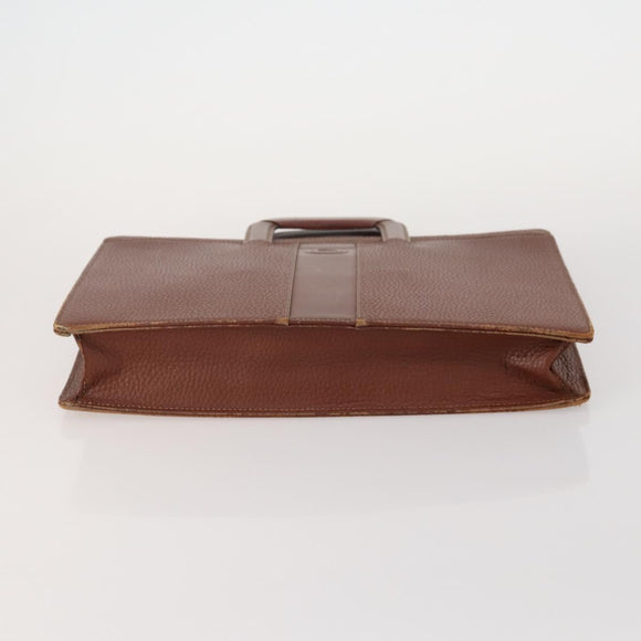 Burberrys Hand Bag Canvas Leather 2 Set Brown Beige Auth BA11996