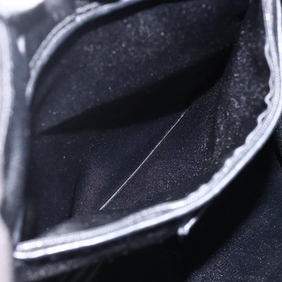 SAINT LAURENT Kahala Tote Bag Canvas Black Gold 123435 Auth BA11999A