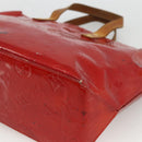 LOUIS VUITTON Monogram Vernis Reade PM Hand Bag Red Rouge M91088 LV Auth BA12001-9