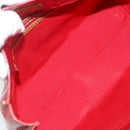 LOUIS VUITTON Monogram Vernis Reade PM Hand Bag Red Rouge M91088 LV Auth BA12001-11