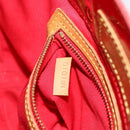 LOUIS VUITTON Monogram Vernis Reade PM Hand Bag Red Rouge M91088 LV Auth BA12001-12