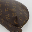 LOUIS VUITTON Monogram Trousse Demi Ronde Cosmetic Pouch M47520 LV Auth BA12002-7