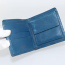 LOUIS VUITTON Monogram Epi Wallet 3 Set Blue LV Auth BA12004-15