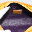 LOUIS VUITTON Epi Dauphine PM Pouch Yellow M48449 LV Auth BA12005-10