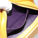 LOUIS VUITTON Epi Dauphine PM Pouch Yellow M48449 LV Auth BA12005-11
