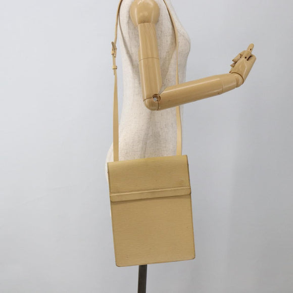 LOUIS VUITTON Epi Ramatuelle Shoulder Bag Cream Vanilla M5247A LV Auth BA12007