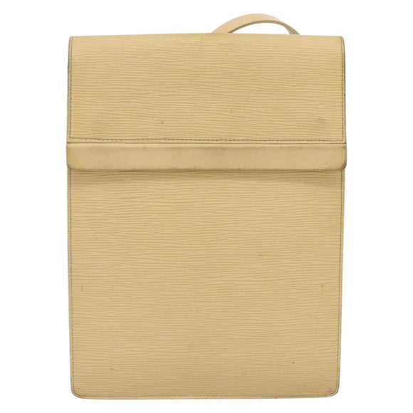 LOUIS VUITTON Epi Ramatuelle Shoulder Bag Cream Vanilla M5247A LV Auth BA12007