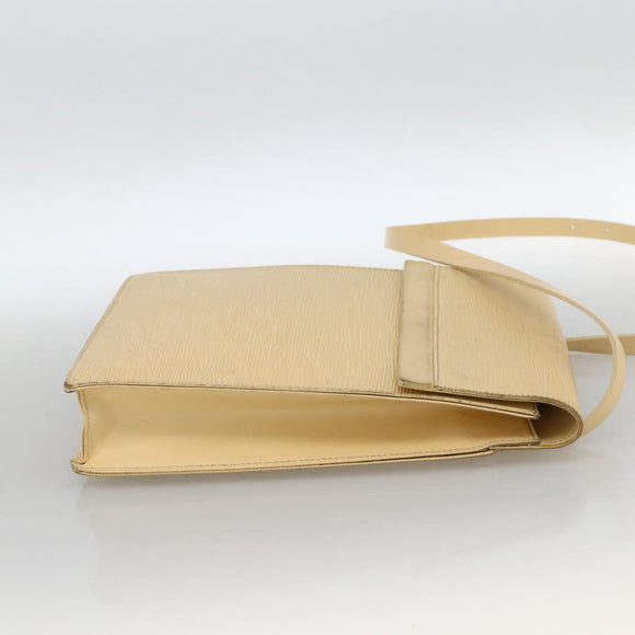 LOUIS VUITTON Epi Ramatuelle Shoulder Bag Cream Vanilla M5247A LV Auth BA12007