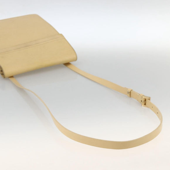 LOUIS VUITTON Epi Ramatuelle Shoulder Bag Cream Vanilla M5247A LV Auth BA12007