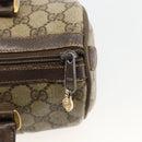 GUCCI GG Supreme Web Sherry Line Bag PVC Beige Gold 98 02 006 Auth BA12009-14