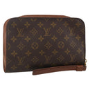 LOUIS VUITTON Monogram Orsay Clutch Bag M51790 LV Auth BA12012-1
