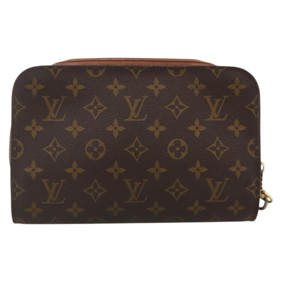 LOUIS VUITTON Monogram Orsay Clutch Bag M51790 LV Auth BA12012