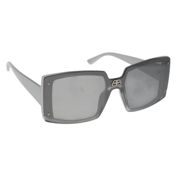 BALENCIAGA Sunglasses plastic Silver BB0081S Auth BA12014M