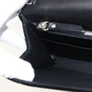 Jimmy Choo Chain Shoulder Bag Velor Black Silver Auth BA12020A-19