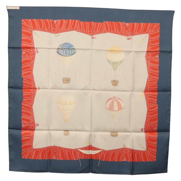 BVLGARI Scarf Silk Multicolor Auth BA12024A