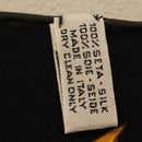 CARTIER Scarf Silk Black White Auth BA12025A-13