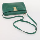 Salvatore Ferragamo Bag Patent leather 3 Set White Black Green Auth BA12027-12
