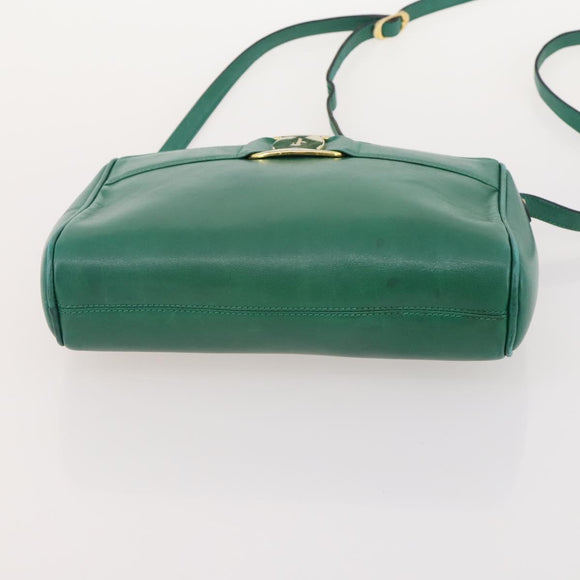 Salvatore Ferragamo Bag Patent leather 3 Set White Black Green Auth BA12027