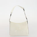Salvatore Ferragamo Bag Patent leather 3 Set White Black Green Auth BA12027-17