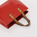 LOUIS VUITTON LV Cup Vernis Hand Bag 2 Set Gray Red LV Auth BA12028-12