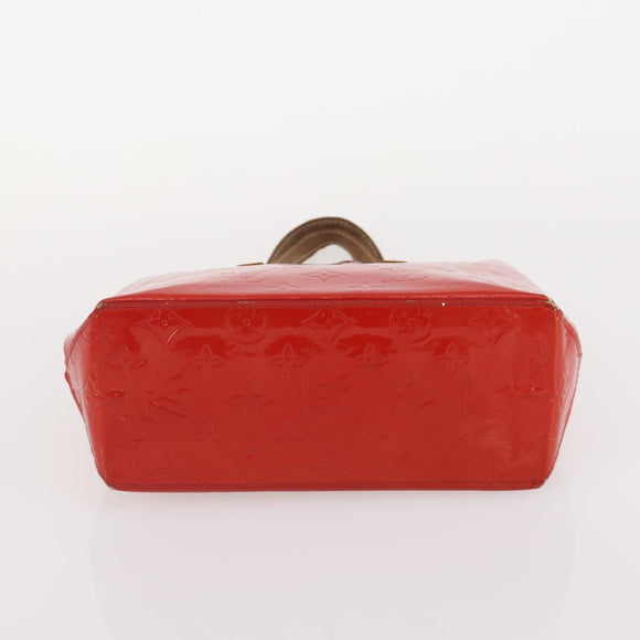 LOUIS VUITTON LV Cup Vernis Hand Bag 2 Set Gray Red LV Auth BA12028