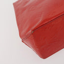 LOUIS VUITTON LV Cup Vernis Hand Bag 2 Set Gray Red LV Auth BA12028-15