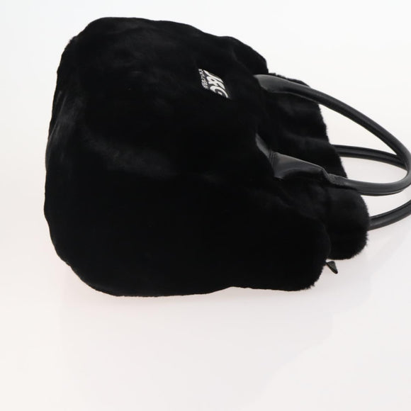 DOLCE&GABBANA MCM Burberrys Hand Bag PVC Fur 3 Set Brown Black Auth BA12029