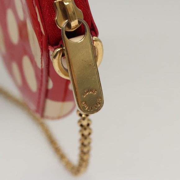 LOUIS VUITTON Vernis Dot Infinity Porte Monnaie Chapeau M91570 LV Auth BA1203