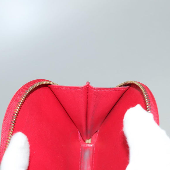 LOUIS VUITTON Vernis Dot Infinity Porte Monnaie Chapeau M91570 LV Auth BA1203