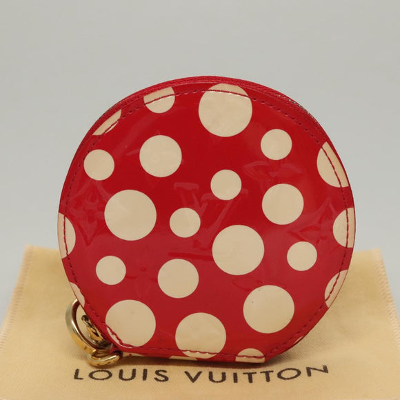 LOUIS VUITTON Vernis Dot Infinity Porte Monnaie Chapeau M91570 LV Auth BA1203